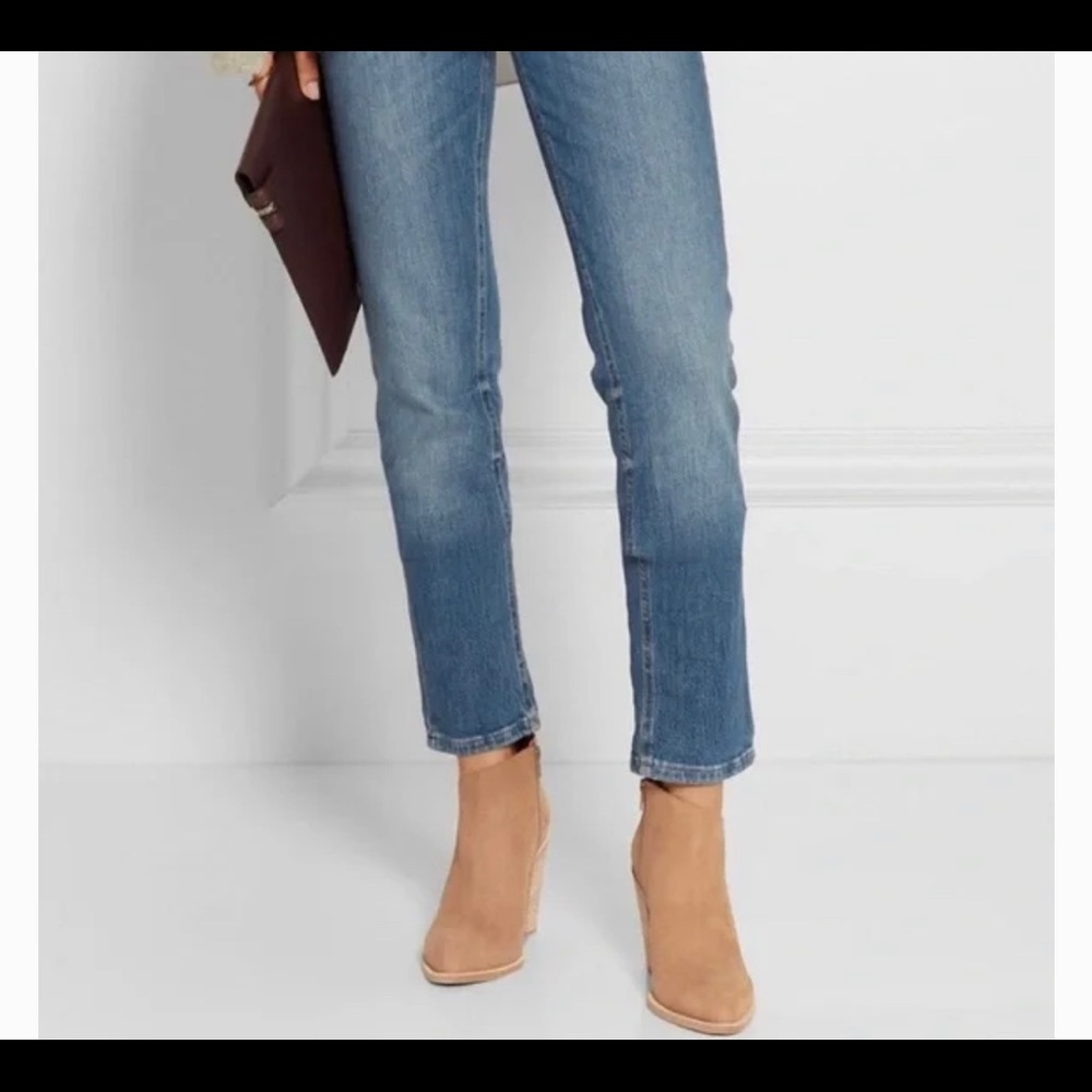 Vince Easton Asymmetrical Ankle Leather Bootie 7